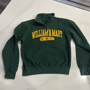 William & Mary quarter zip sweatshirt by Jansport